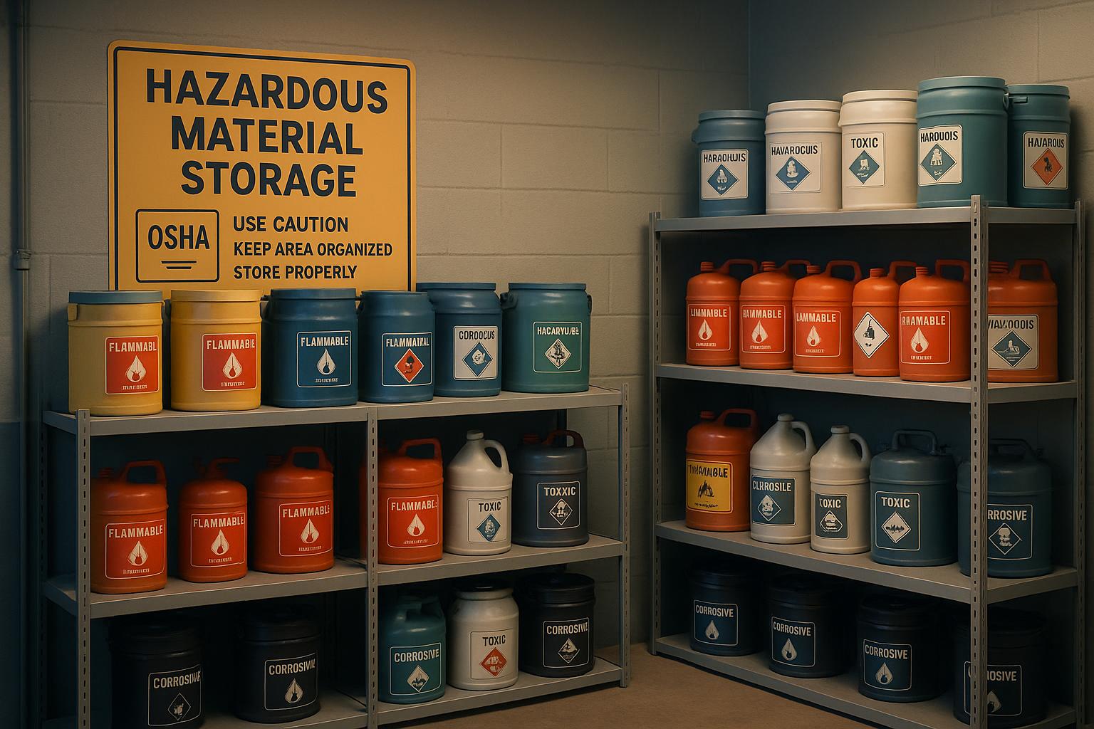 Hazardous Material Storage: OSHA Compliance Checklist - ABLEMKR